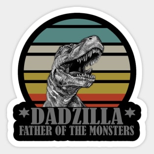 Dadzilla Father Of The Monsters Sticker